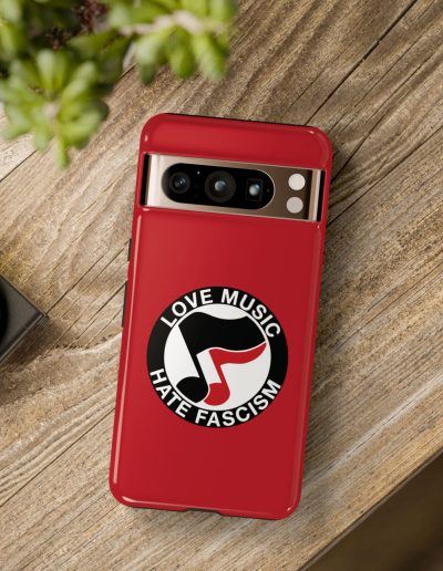 Love Music Hate Fascism Google Pixel kryt na mobil