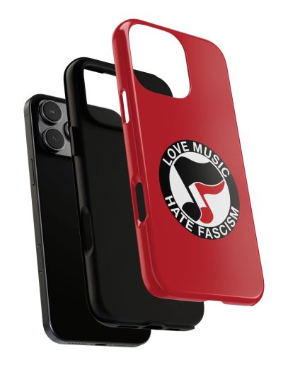 Love Music Hate Fascism iPhone kryt na mobil