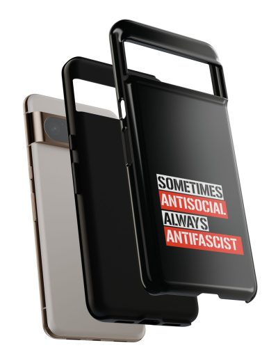 Sometimes Antisocial Always Antifascist Google Pixel kryt na mobil