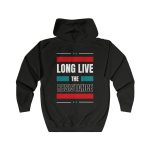 Long Live the Resistance unisex mikina s kapucí na zip