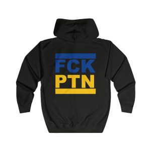 FCK PTN unisex mikina s kapucí na zip