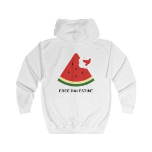 Free Palestine Watermelon unisex mikina s kapucí na zip