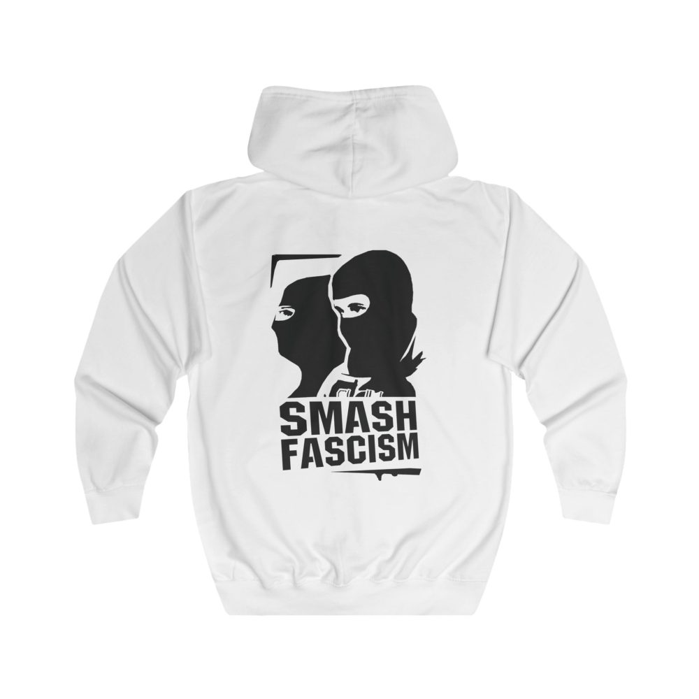 Smash Fascism unisex mikina s kapucí na zip