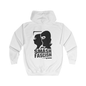 Smash Fascism unisex mikina s kapucí na zip