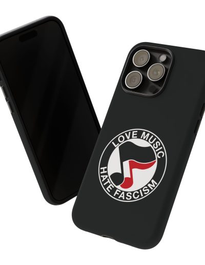 Love Music Hate Fascism iPhone kryt na mobil