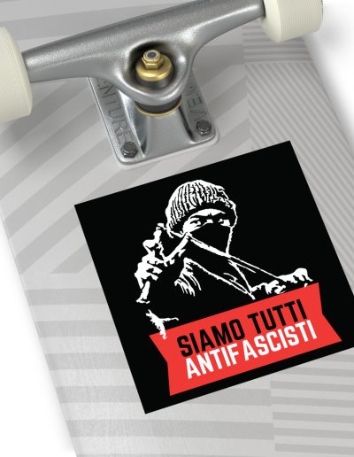 Siamo Tutti Antifascisti (Red Banner) vinylové samolepky