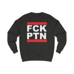 FCK PTN unisex mikina bez kapuce