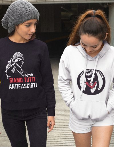 Siamo Tutti Antifascisti unisex mikina bez kapuce