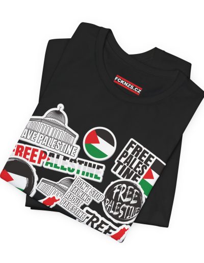 Free Palestine Stickers unisex tričko