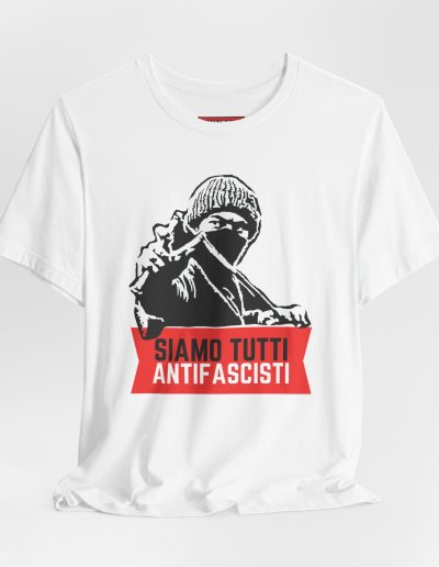 Siamo Tutti Antifascisti (Red Banner) unisex tričko