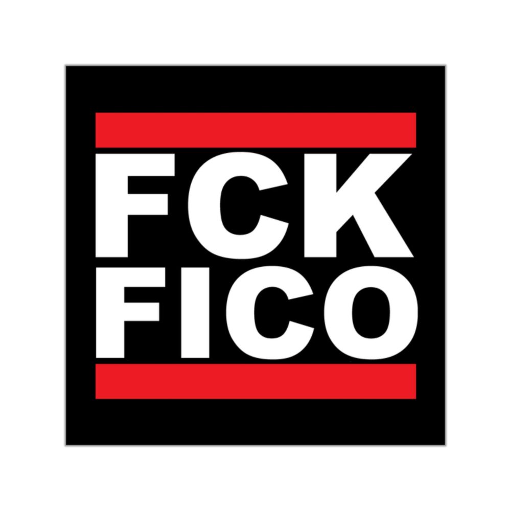 FCK FICO vinylové samolepky