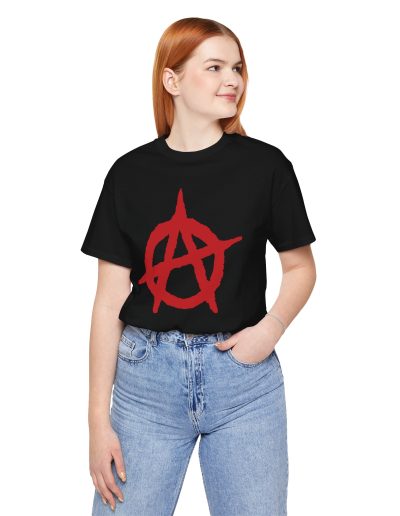 Anarchy Red Anarchist Symbol unisex tričko