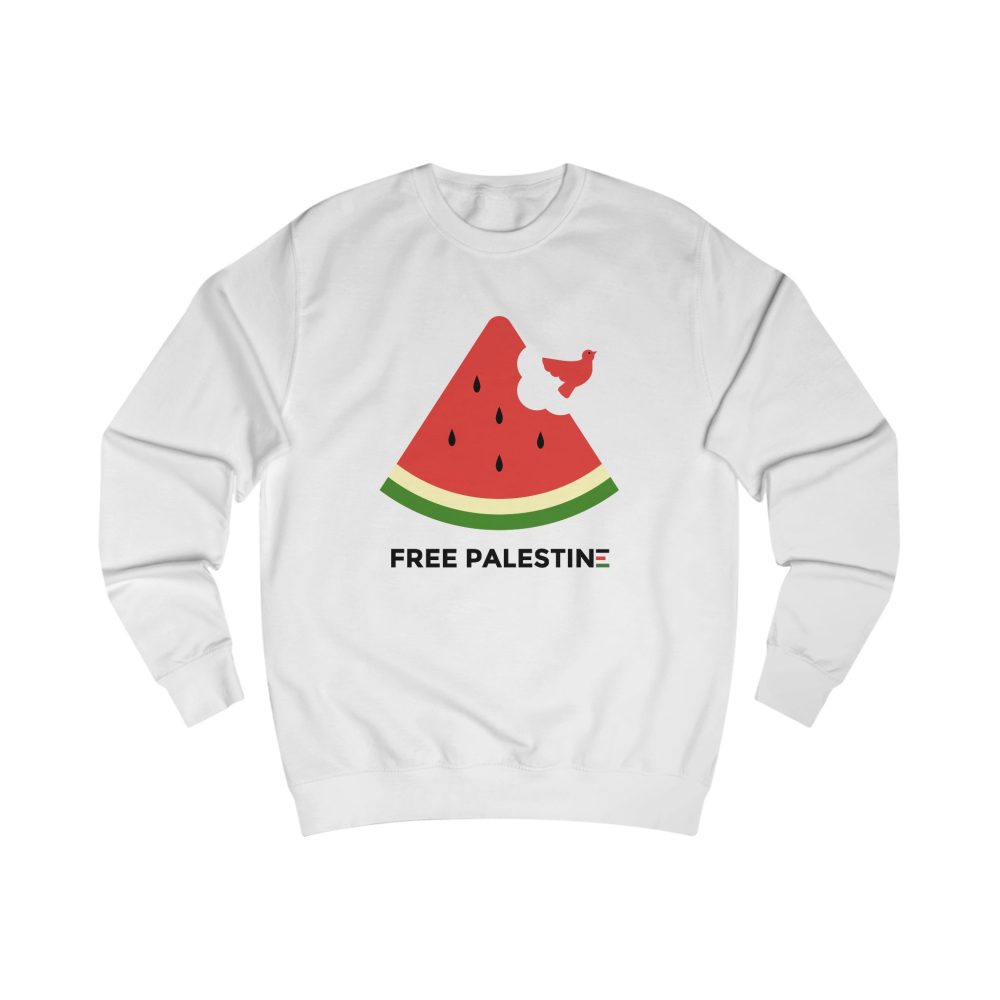 Free Palestine Watermelon unisex mikina bez kapuce