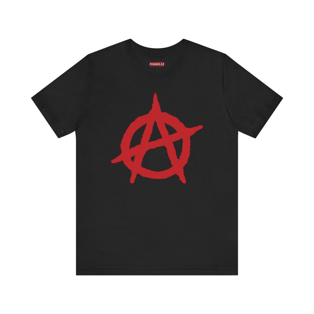 Anarchy Red Anarchist Symbol unisex tričko