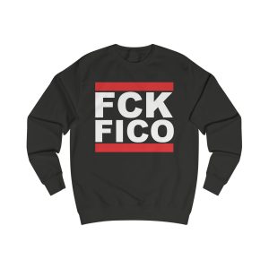 FCK FICO unisex mikina bez kapuce