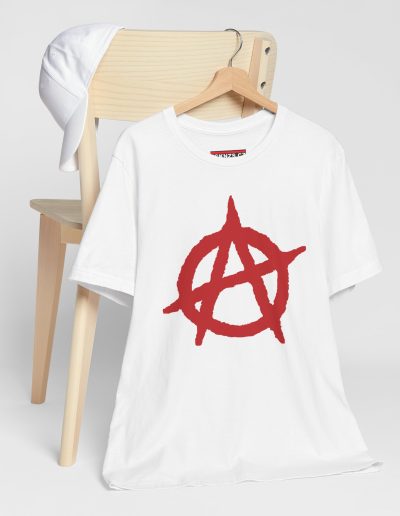 Anarchy Red Anarchist Symbol unisex tričko