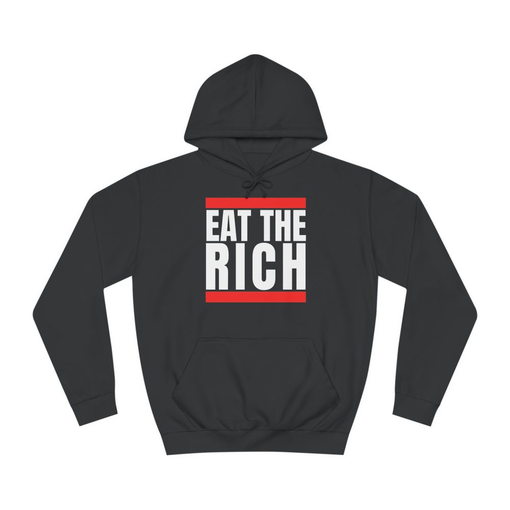 Eat the Rich unisex mikina s kapucí