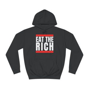 Eat the Rich unisex mikina s kapucí