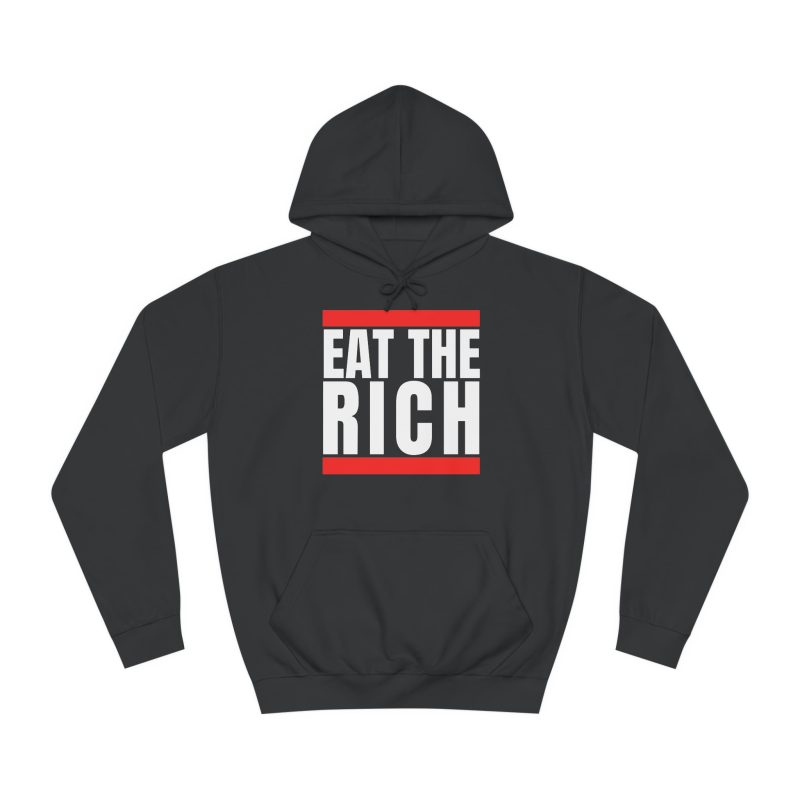 Eat the Rich unisex mikina s kapucí