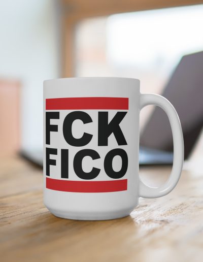 FCK FICO hrnek