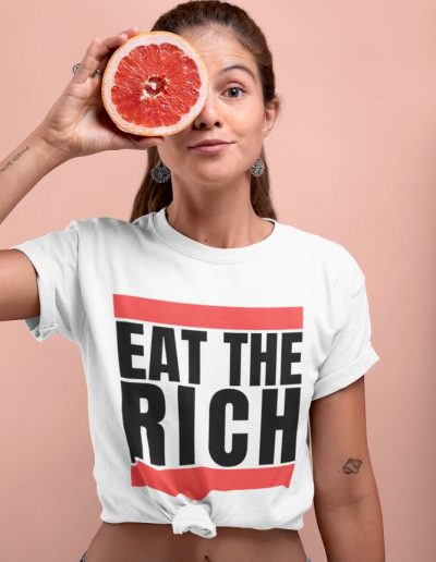 Eat the Rich unisex organické tričko