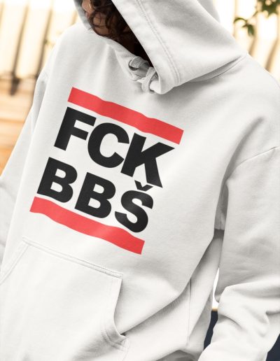 FCK BBŠ unisex mikina s kapucí