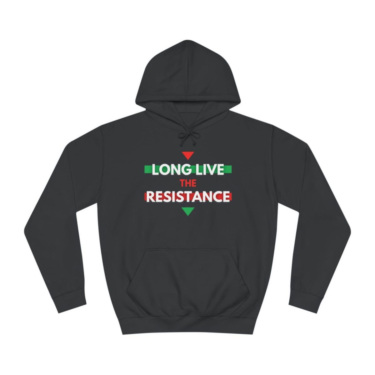Long Live the Resistance unisex mikina s kapucí
