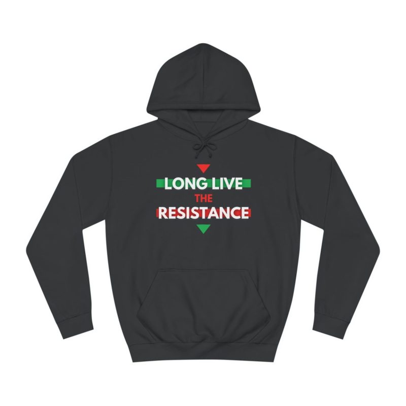 Long Live the Resistance unisex mikina s kapucí