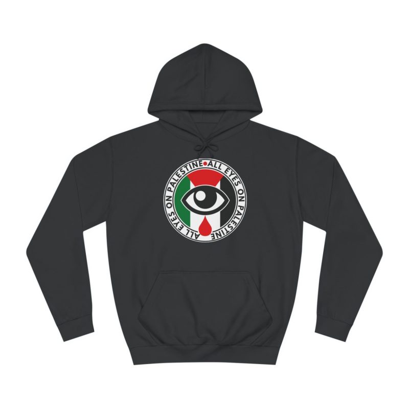 All Eyes on Palestine unisex mikina s kapucí