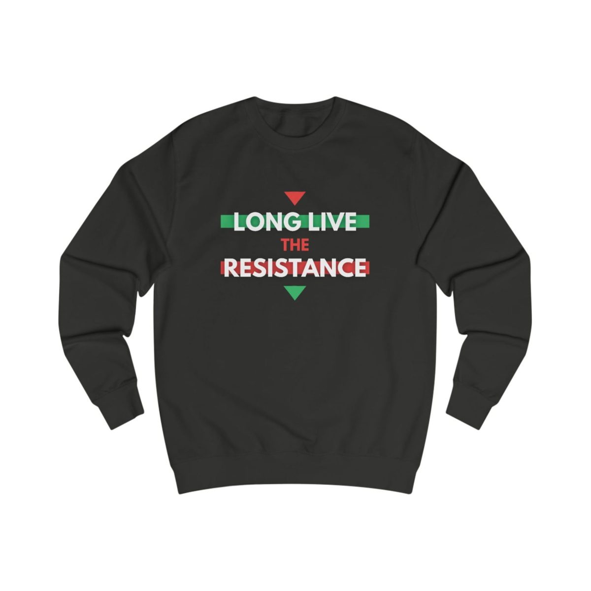 Long Live the Resistance unisex mikina bez kapuce