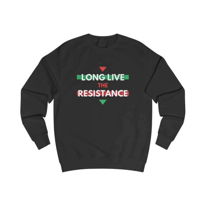 Long Live the Resistance unisex mikina bez kapuce
