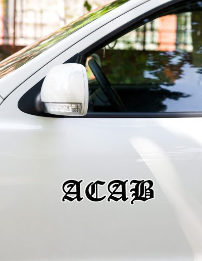 ACAB kiss cut samolepky