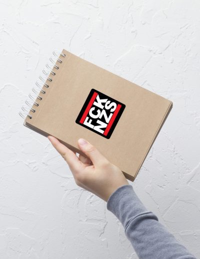 FCK NZS kiss cut samolepky