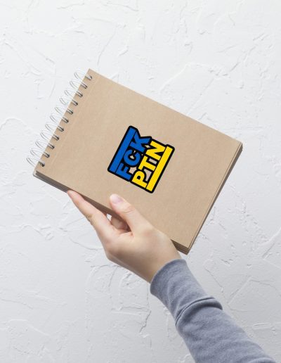 FCK PTN kiss cut samolepky