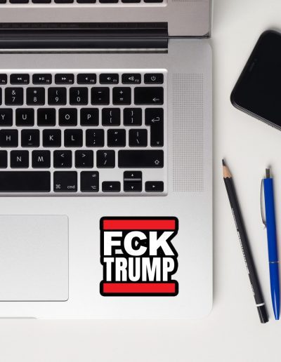 FCK TRUMP kiss cut samolepky