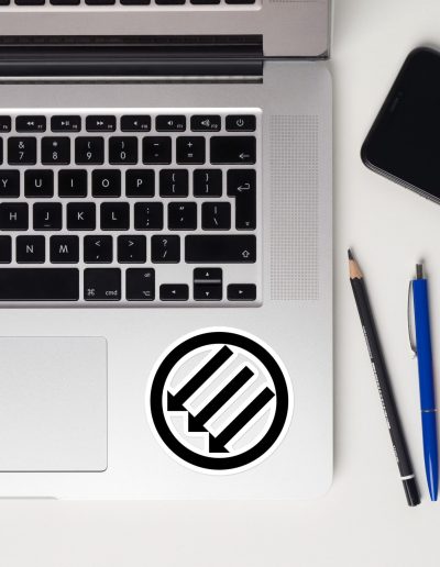 Iron Front kiss cut samolepky