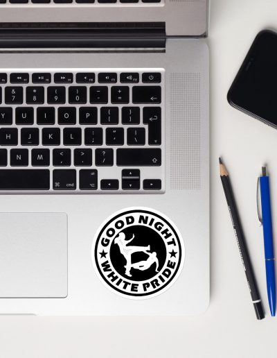 GNWP Good Night White Pride kiss cut samolepky