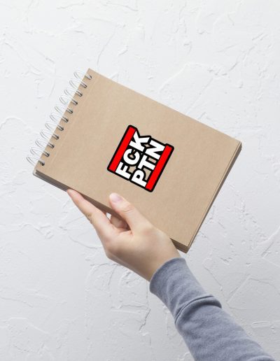 FCK PTN kiss cut samolepky