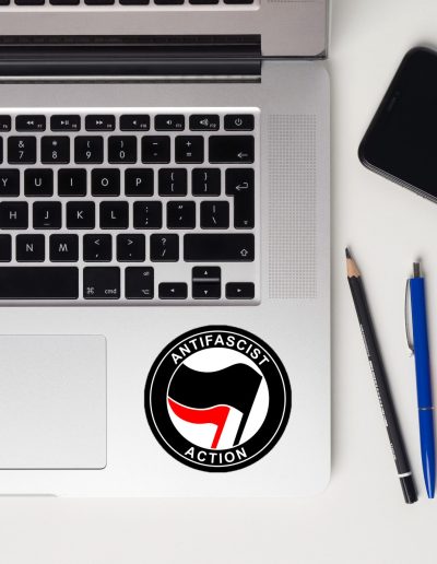 Antifascist Action kiss cut samolepky