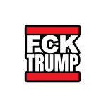 FCK TRUMP kiss cut samolepky