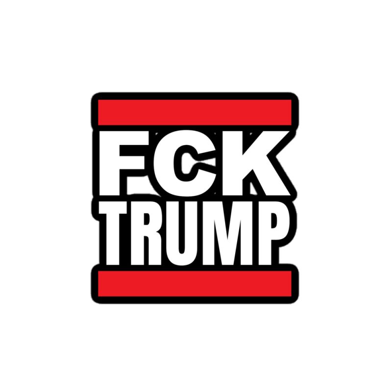 FCK TRUMP kiss cut samolepky