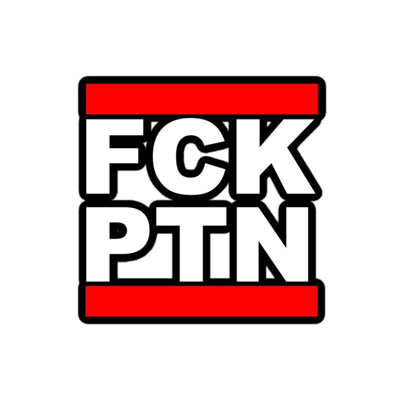 FCK PTN kiss cut samolepky