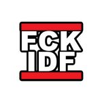 FCK IDF kiss cut samolepky