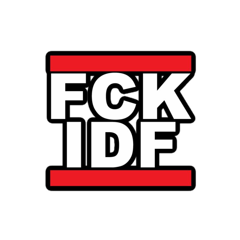 FCK IDF kiss cut samolepky