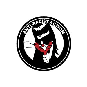 Anti-Racist Action kiss cut samolepky