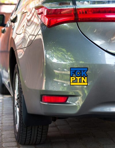 FCK PTN kiss cut samolepky