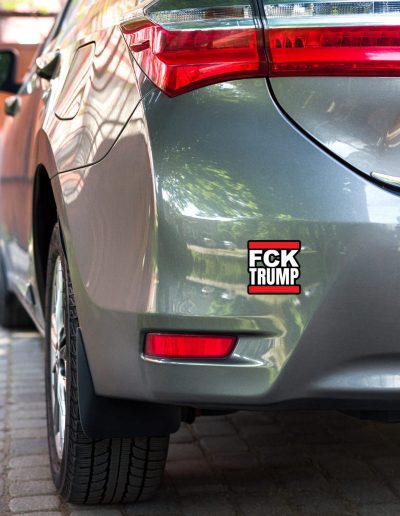 FCK TRUMP kiss cut samolepky
