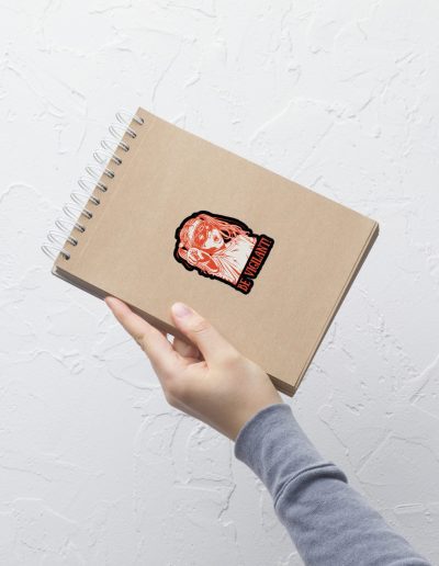 BE VIGILANT! kiss cut samolepky