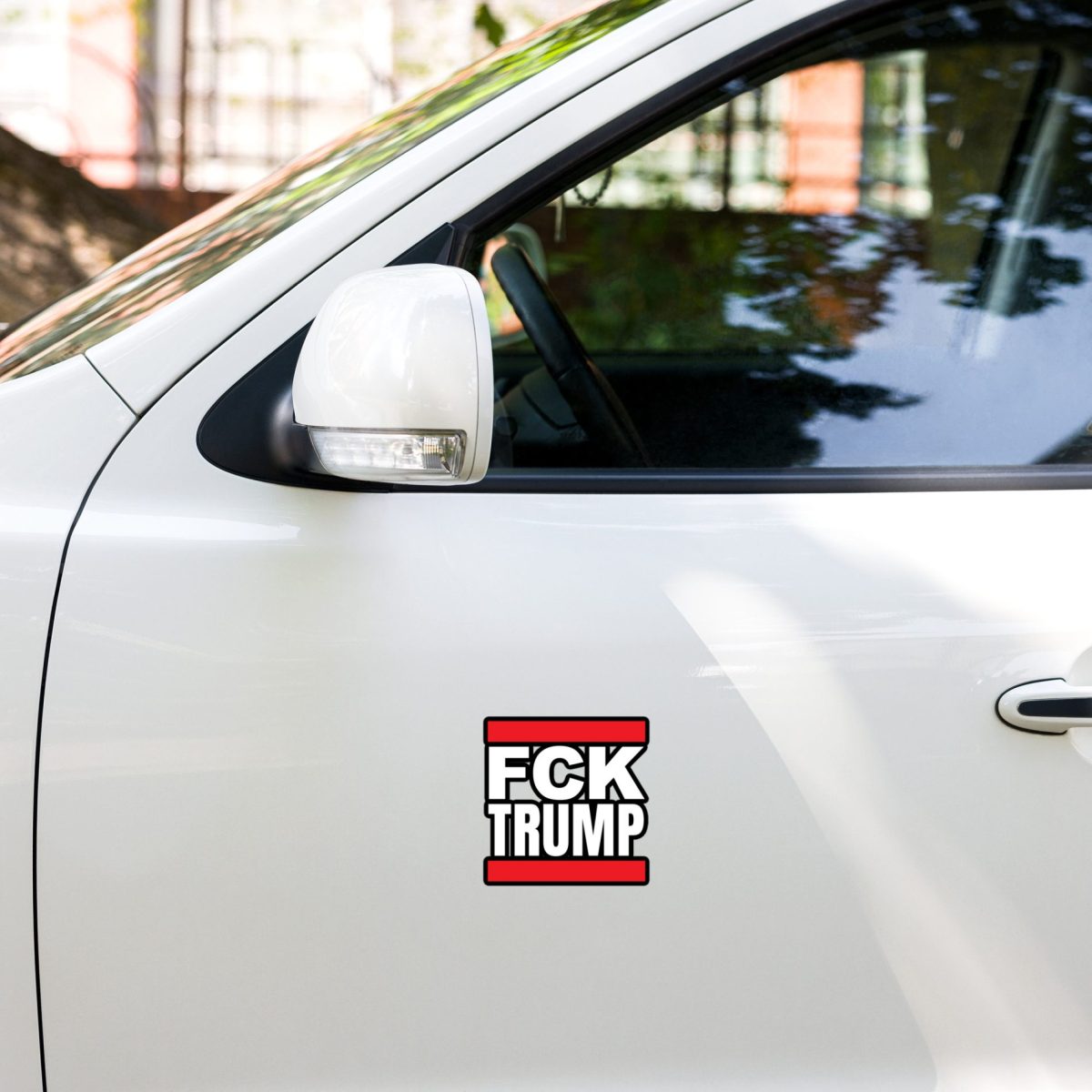 FCK TRUMP kiss cut samolepky