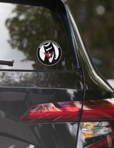 Anti-Racist Action kiss cut samolepky